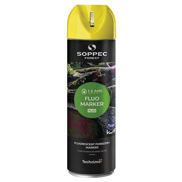 Traceur Forestier Fluorescent Jaune 500ML référence fournisseur 21312317